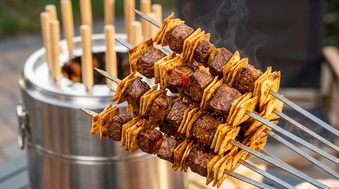 Viral Crispy Tortilla Beef Kebabs