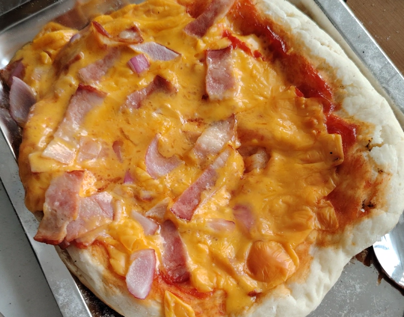 well baked pizza by yanflamma smokeless grill