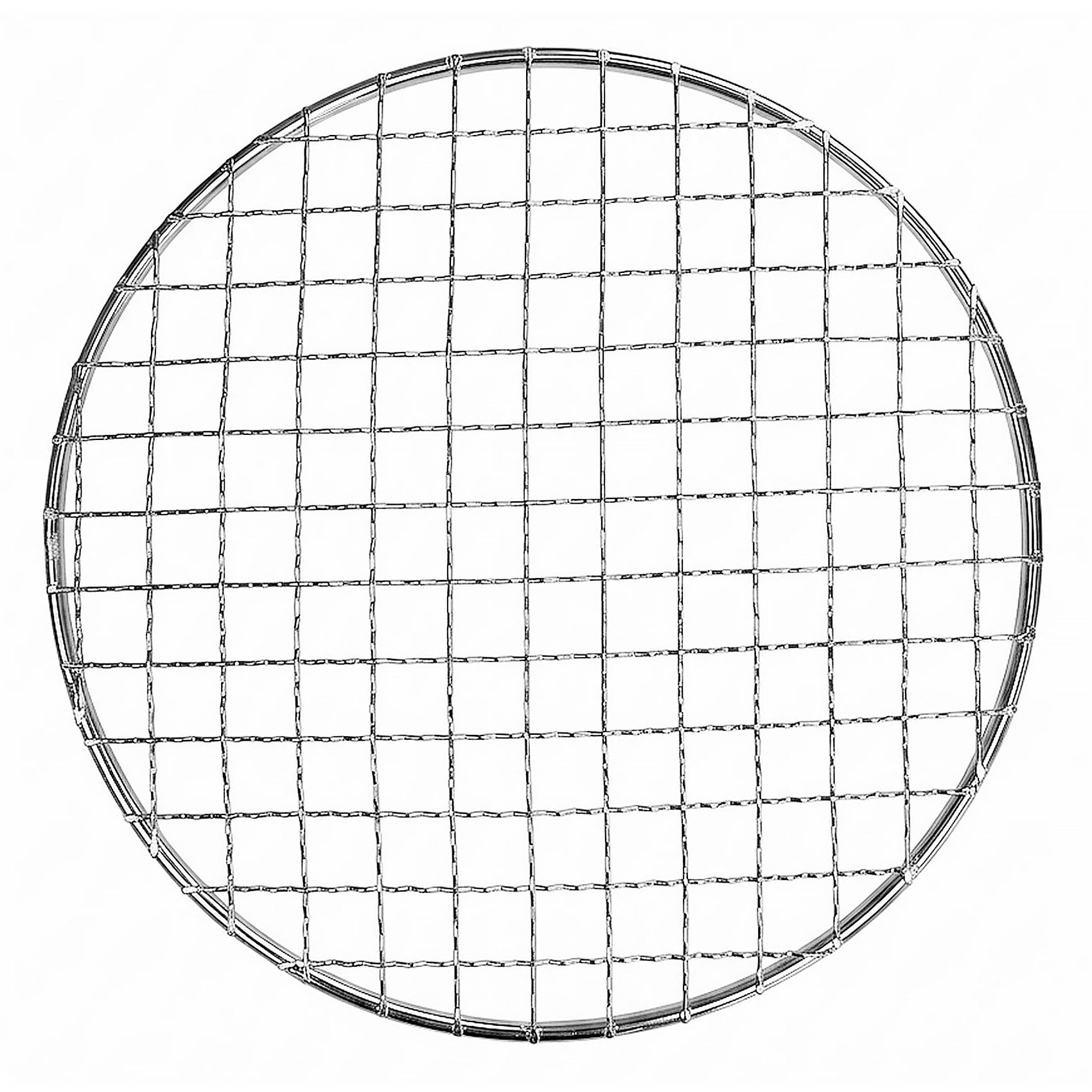 7.9'' Barbecue Grill Grate 304 Stainless Round Grill Mesh for Small Meats Charcoal Wood Grate Replacement