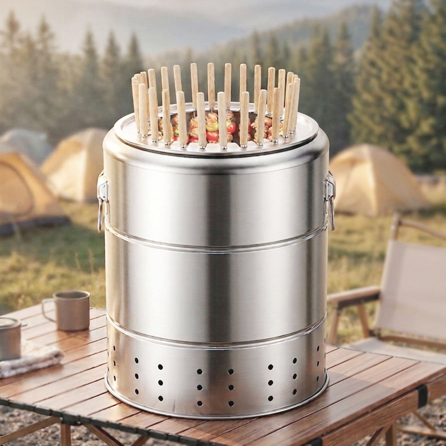 BBQセット Onlyfire Rotisserie & Pizza Combo Kit for Weber 22