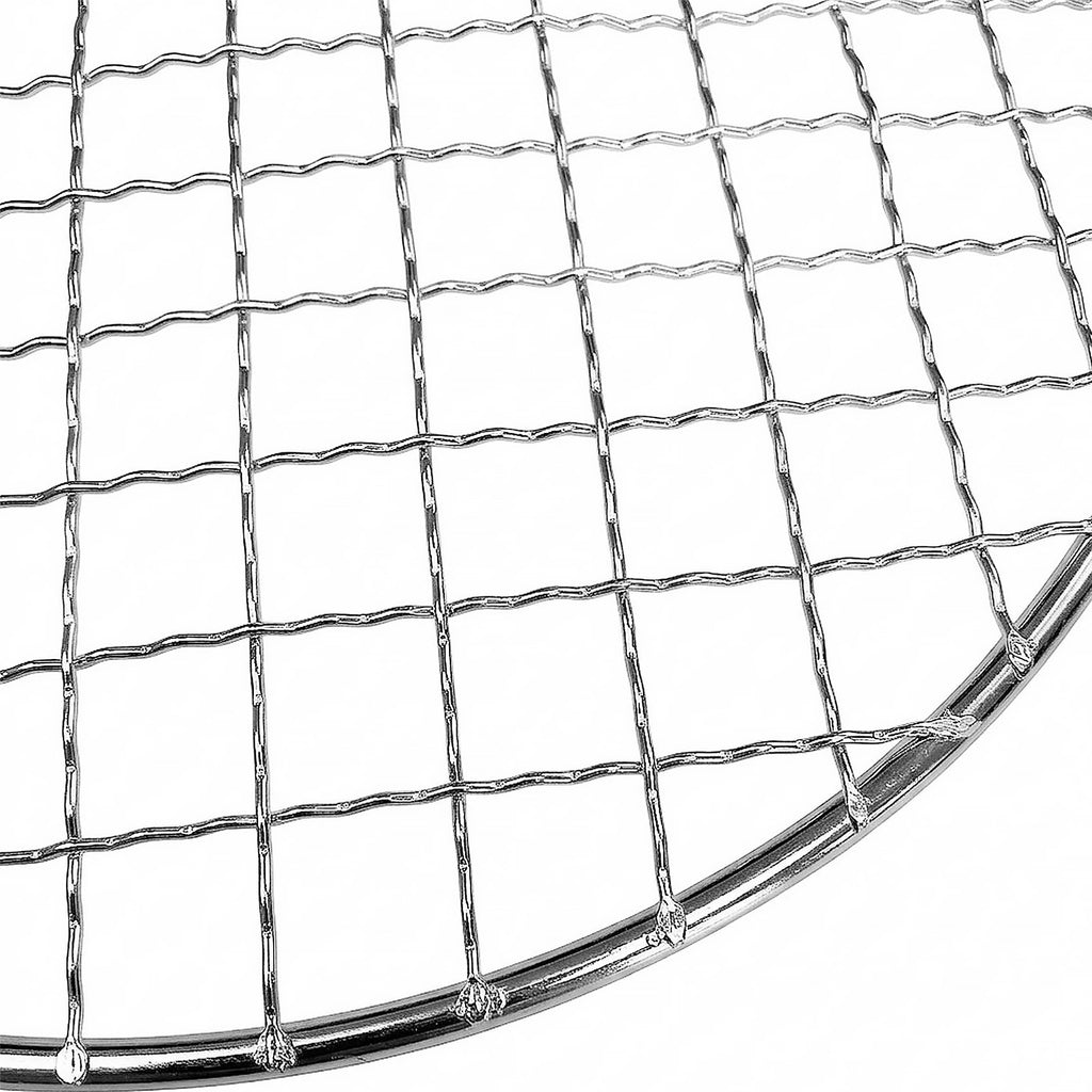 7.9'' Barbecue Grill Grate 304 Stainless Round Grill Mesh for Small Meats Charcoal Wood Grate Replacement